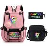 Game Merchandise Elementary And Secondary School Students Fashion Schoolbags Children'S Backpacks Three-Piece Set
