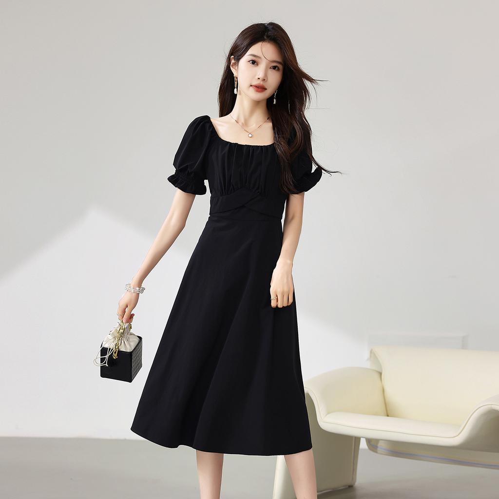 MIXMAX Casual Versatile Temperament Short-Sleeved Dress
