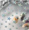 Colorful Five-pointed Star Gird Polka Dot Line Bowknot Cherry 5D Shiny Nail Art Stickers Self Adhesive Decoration Manicure Decal