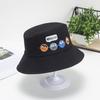 Sun Hat Cartoon Printing Sun Protection Toddler Bucket Hat Summer Fishing Cap For 2-5 Years Old Boys Girls