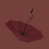 Ins Straight Pole Long Handle Large Umbrella Double Female Reinforced Wind-resistant Dual-purpose Parasol for Students To Go To School