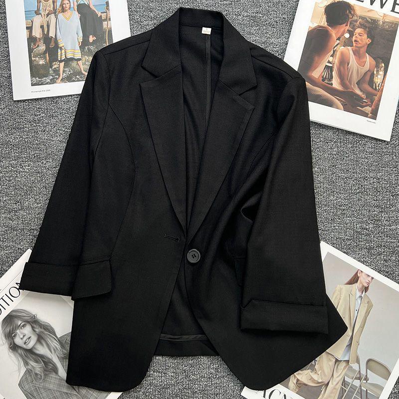 

Женский белый короткий пиджак из льна Tencel на весну и лето XL [116-125 lbs]