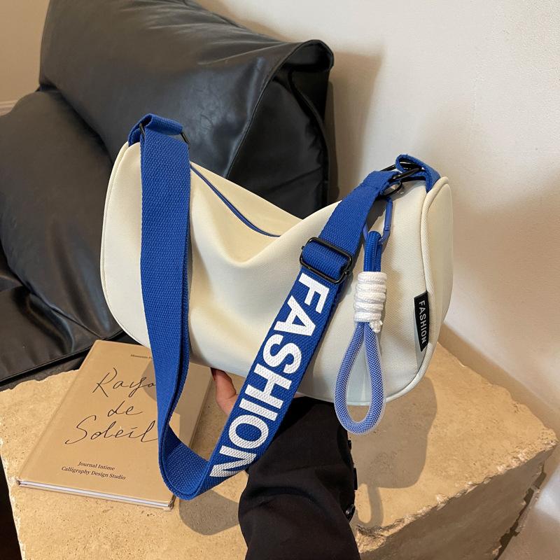 Waterproof Oxford Cloth Large Capacity Dumpling Bag Crossbody Bag Women  Style Versatile Casual Sports Style Shoulder Bag