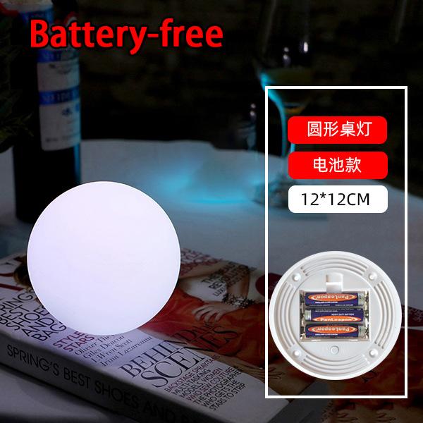 12-25cm LED Luminous Ball Lamp RGB Charging Remote Control Outdoor Waterproof Decorative Atmosphere Lamp Courtyard Lawn Lamp Hot Remote control-RGB