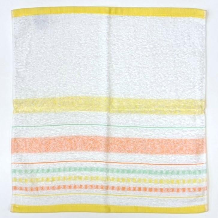 Hayashi Hand Towel Approx. 34 x 35 cm Senshu Nile Border Yellow WN207603