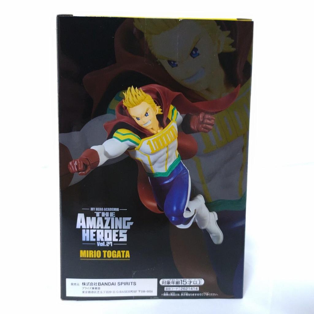 JP Products My Hero Academia Amazing Heroes Plus Amazing Heroes Mirio (The Vol.27 Togata)