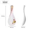 Kutani Traditional Spoon with Rabbit Gift for Wedding Favors Japanese-made ware/Kutani Gosai/Hokuriku craft/Cute Design, 14cm,
