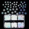 Christmas Glitter Nail Snowflakes Sequins Nail Art Decals Manicure Charms Decor