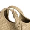 Retro fashion hand-woven bag large capacity commuting temperament portable tote bag high sense sheepskin mother bag women