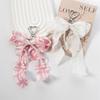Pearls Bows Bag Charm Pendant Aesthetic Purse Charms Aesthetic Keychains Keyring for Women Backpack Purse Handbag Decors