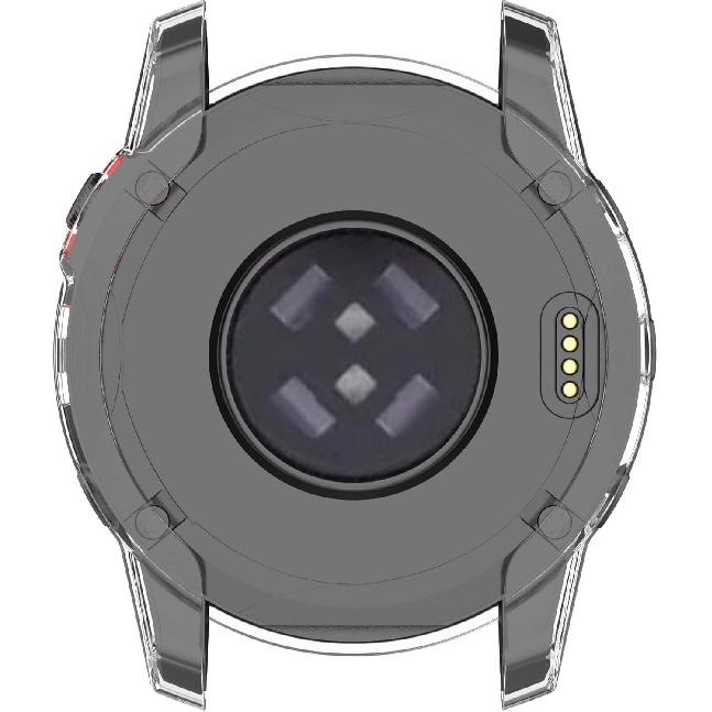 REYDA 2 Pack Watch Case Compatible for Garmin Epix 2, Ultra-Thin Soft TPU Silicone Edge Bumper Case Impact Resistant Shockproof Frame Shell