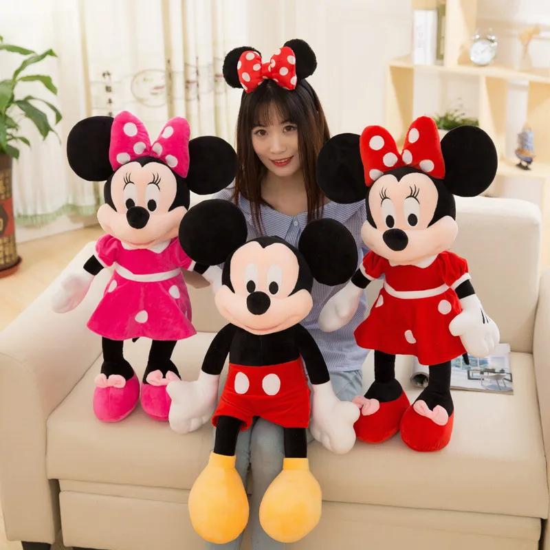 Minnie Plush Dolls Animal Stuffed Toys Birthday gift Christmas Gift for Kids Cute Mickey Minnie Presents