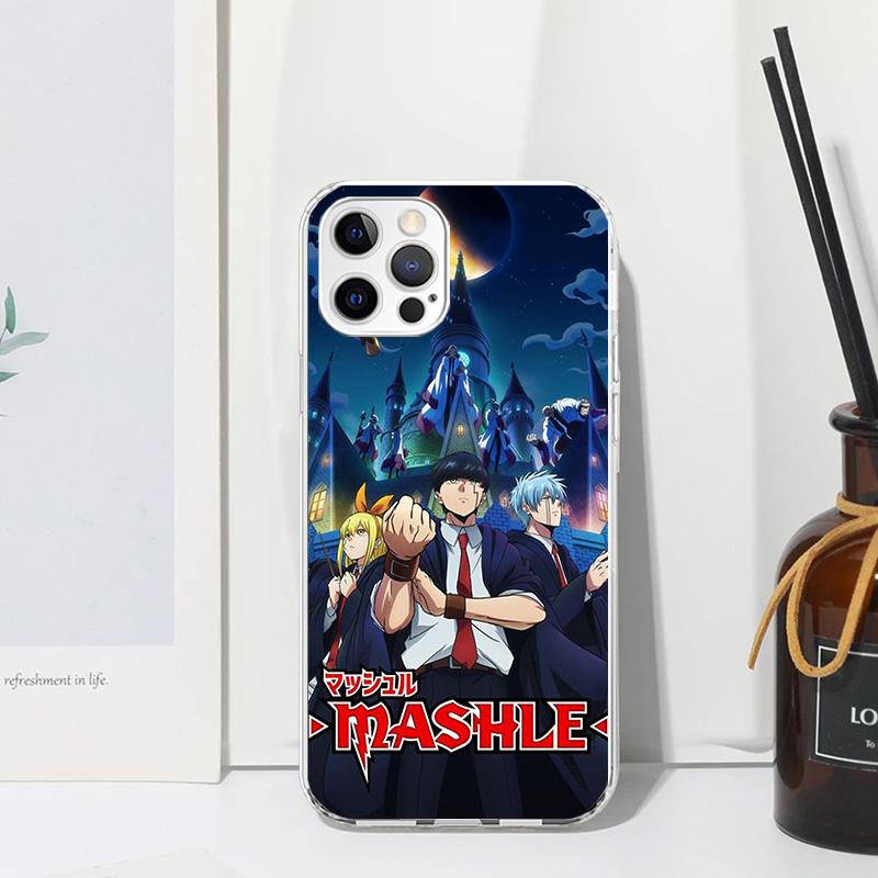 Mashle Magic And Muscles Phone Case For Iphone 17 Air 16 15 Plus 16E 14 Pro Max 13 Mini 12 11 7 8 SE Fundas Soft Back Cover 17 A