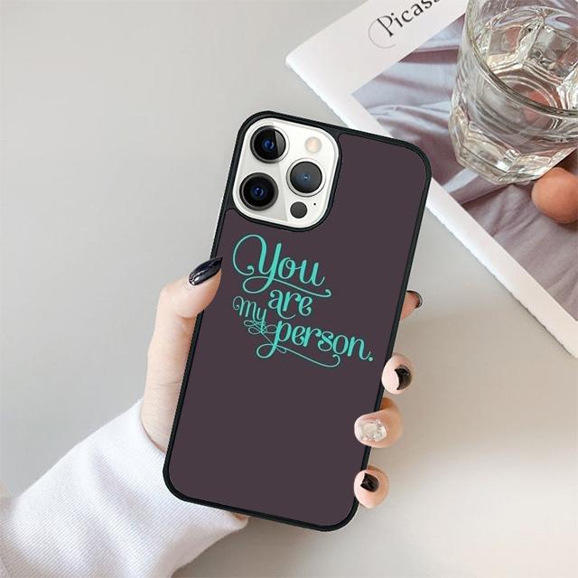 

You re My Person Greys Anatomy Coque Phone Case Cover For iPhone 17 Air 15 16 Pro Max 14 13 12 11 Pro Max Plus iPhone 13