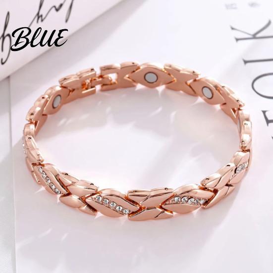 Galvanische Sieraden Dames Armband Micro-gezet Strass Ingelegd Blad Accessoire Ontwerp
