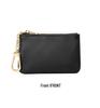 Top Grain Soft Cowhide Mini Zipper Wallet - Ultra-Thin Keychain Coin Purse