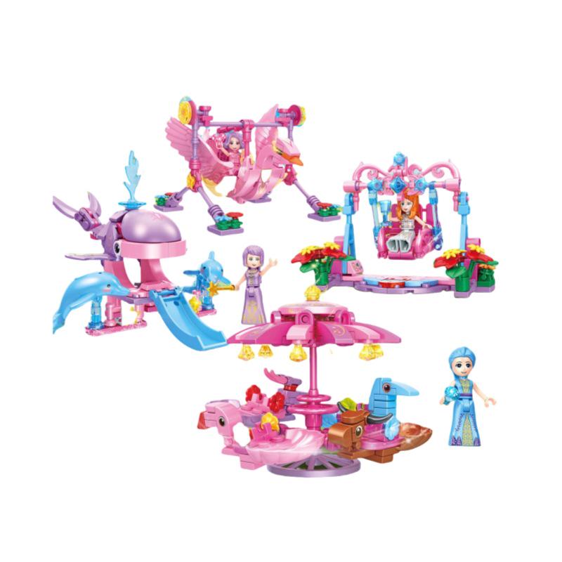 Compatible Lego Girls Series: Star Dream Paradise Building Blocks - Small Particle Interlocking Assembly Toys for Girls