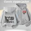 KATSEYE Children's Zippered Pullover Hoodie Boys' Sport Shirt Girls' Casual Top Cartoon Print 2026 New Fall/Winter Coat
