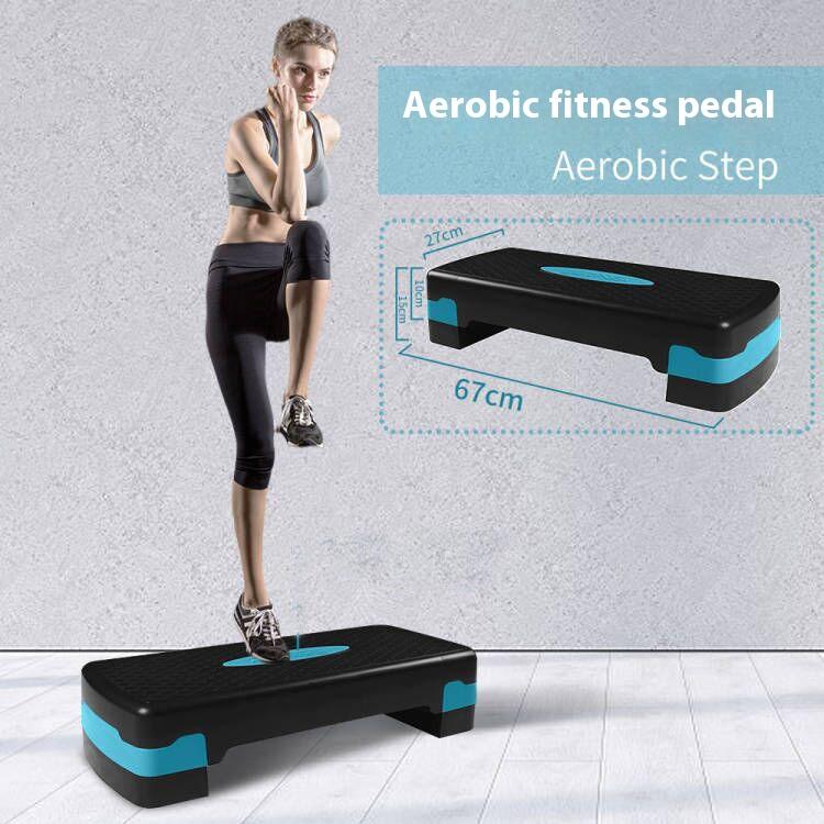 Adjustable Static Exercise Pedals Stretching Plate Home Gym Equipment for Aerobic Fitness Physical Workout