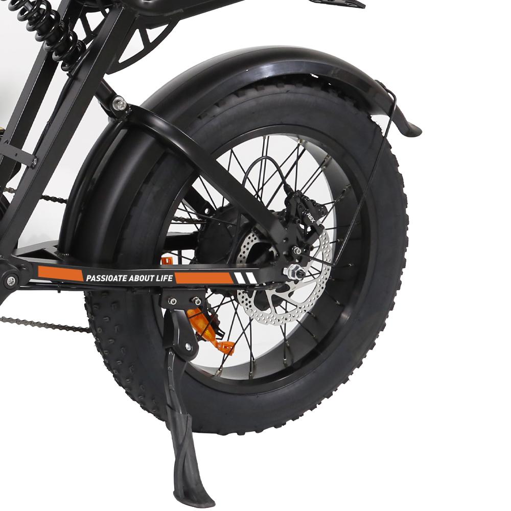 JKING FXH-002 Pro 1000W Motor E-Mountain Bike  48V 20.3Ah+20.3Ah Dual Battery 25KM/H Top Speed 150Kg Load 20 Inch Fat Tires