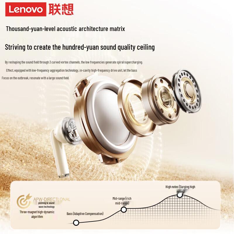 Lenovo EA175 Wireless Semi-in-ear Bluetooth Earbuds