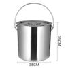 Sule 304 Stainless Steel Multi-Purpose Bucket with Lid