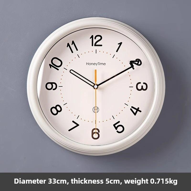 Digital Silent Wall Clocks Round Nordic Minimalist Aesthetic Luxury Clock Quartz Clocks Wall Elegant Stylish Large Unique Watches Home Decoration