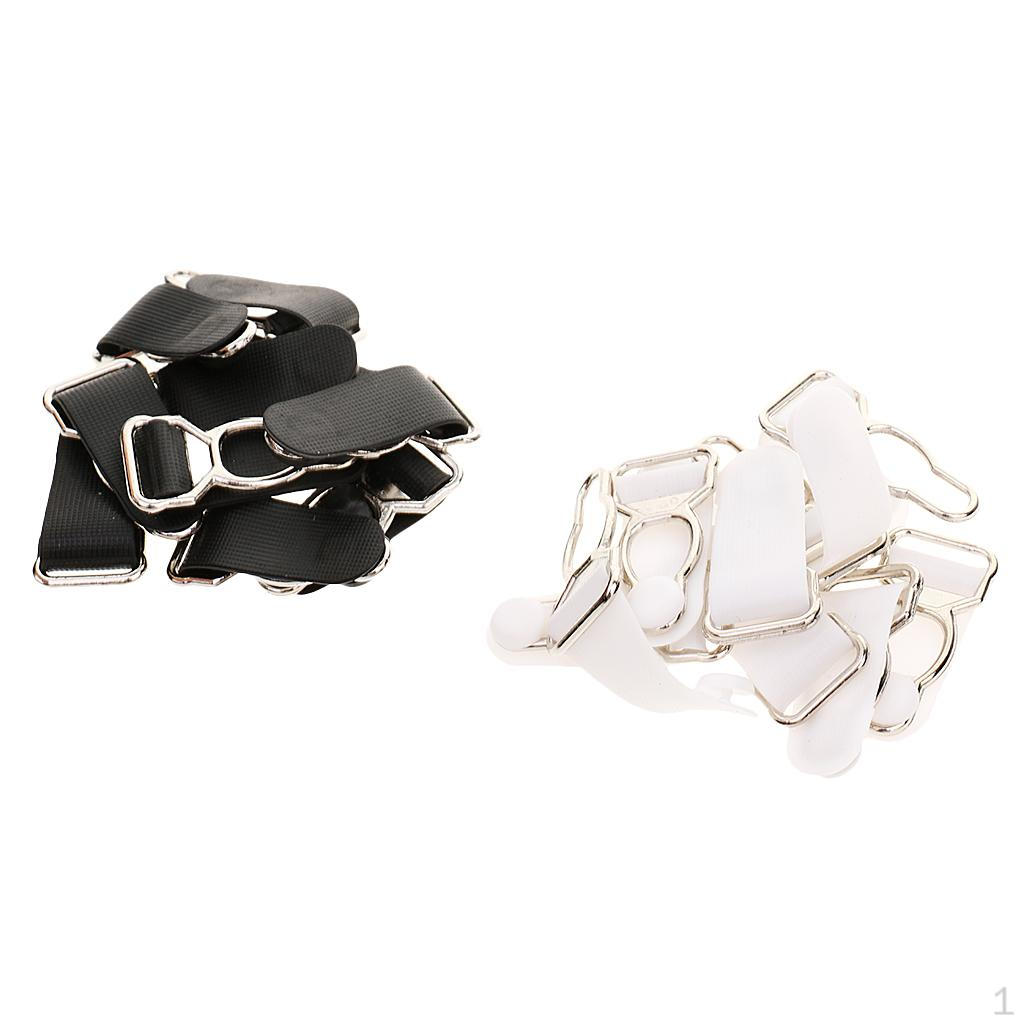 

Упаковка из 20 клипс для подвязок, концы для подвязок, фиксаторы для корсетов и поясов