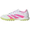 Predator Pro Comfortable Soft TF (Rubber Studs) Artificial Turf Non-Slip Durable Soccer Shoes Unisex Soccer Shoes Pink White JH6468