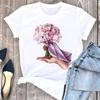 3d Printing Pattern Printing Women's Short-sleeved T-shirt Tops Casual Fashion Style Clothing