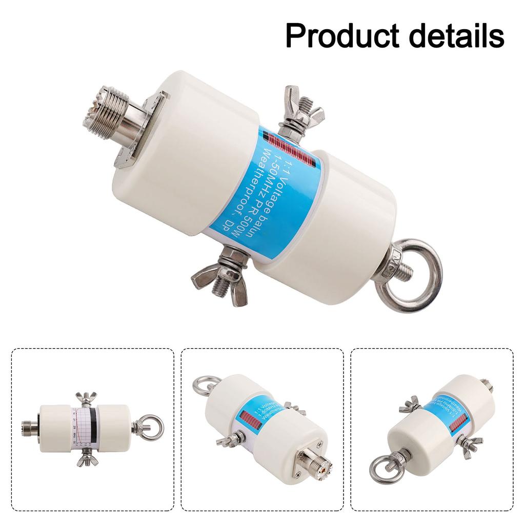 160m-6m Frequenz 1,8-50MHz 500W Wasserdicht Hochfrequenz 1:1 Spannung