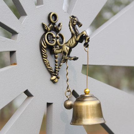 Animal Metal Doorbell Nostalgic Daily Gift Wind Chimes Home Wall Decoration Iron Bell