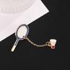 Badminton Tischtennis Revers Schmuck Brosche Schmuck Pins Cartoon Sportbälle Brosche Pins mit Kette