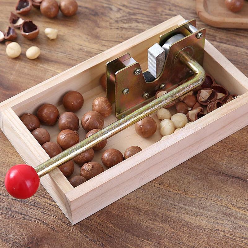 ZISIZ Adjustable Macadamia & Walnut Nutcracker
