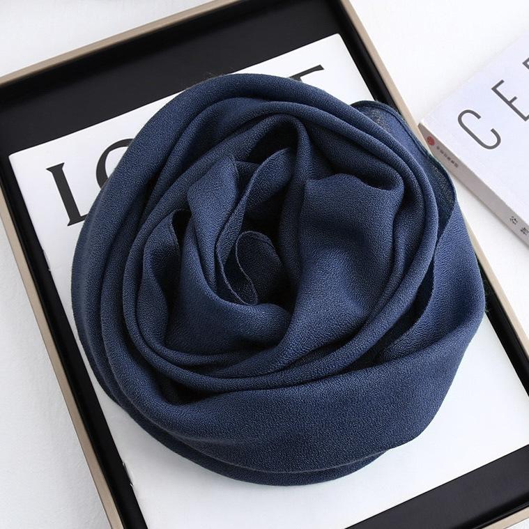 Solid color 91 cotton and linen scarf shawl summer fashion high-end atmosphere breathable headscarf sun protection hot sale women