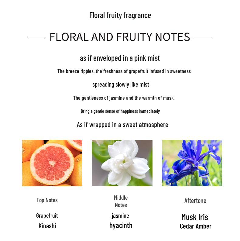 Meidon Golden Radiance Powder Mist: Long-Lasting Floral Fruity Eau De Toilette for Women