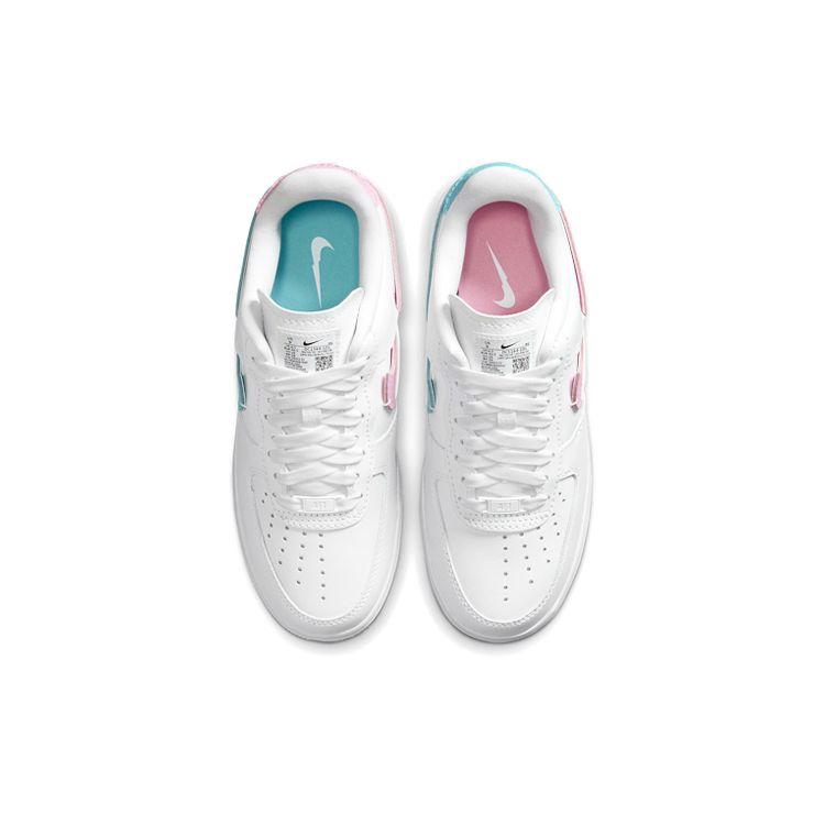 Nike Air Force 1 LXX White Pink Aqua Women Sneakers Pink-Rise Bleached-Aqua DC1164-101