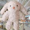 Lop-Eared Rabbit Plush Keychain - Cute Post-Apocalyptic Bag Ornament Gift