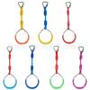 Kids Fitness Rings Climbing Game Toy Outdoor Training Activity Safe Sports Rope Swing Hanging Rings Children Climbing Equipment