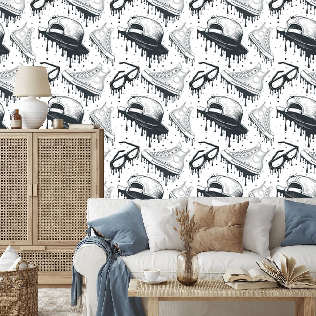 Wallpaper Set for living room and bedroom 50x1000