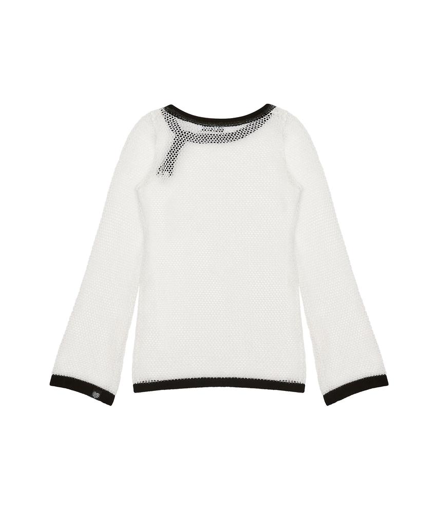 LUVISTRUE Sm Cross Mesh Knit(White)