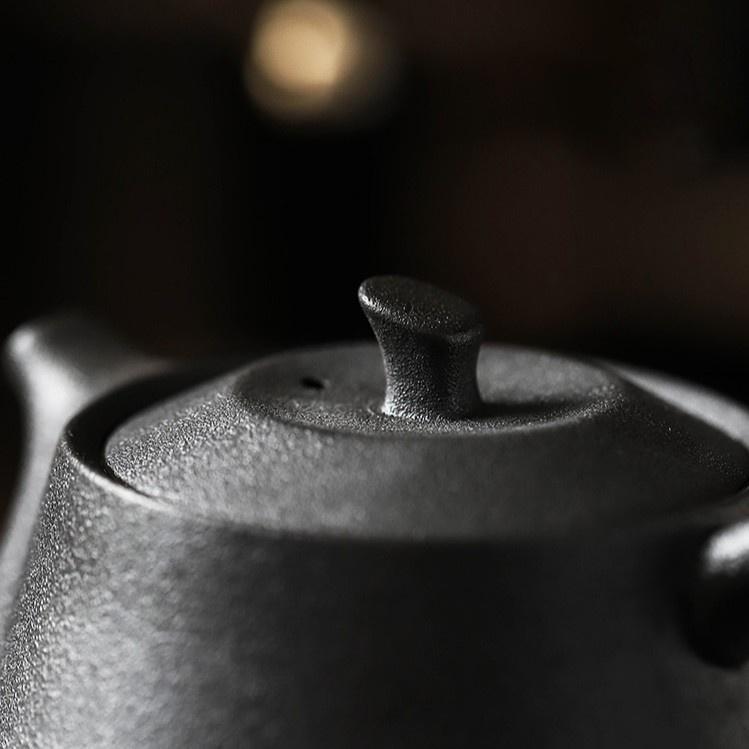 185ml Retro Ceramic Teapot Coarse Pottery Filter Kung Fu Tea Set