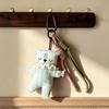 Soft Texture Cloth Animal Keychain Cotton Backpack Charm Vintage Plush Pendant  Student