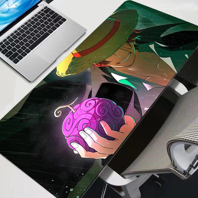 Mouse Pad Computer Laptop Anime One Piece Anime Keyboard Mouse Mat Large Mousepad Keyboards Gamers Decoracion Desk Mat