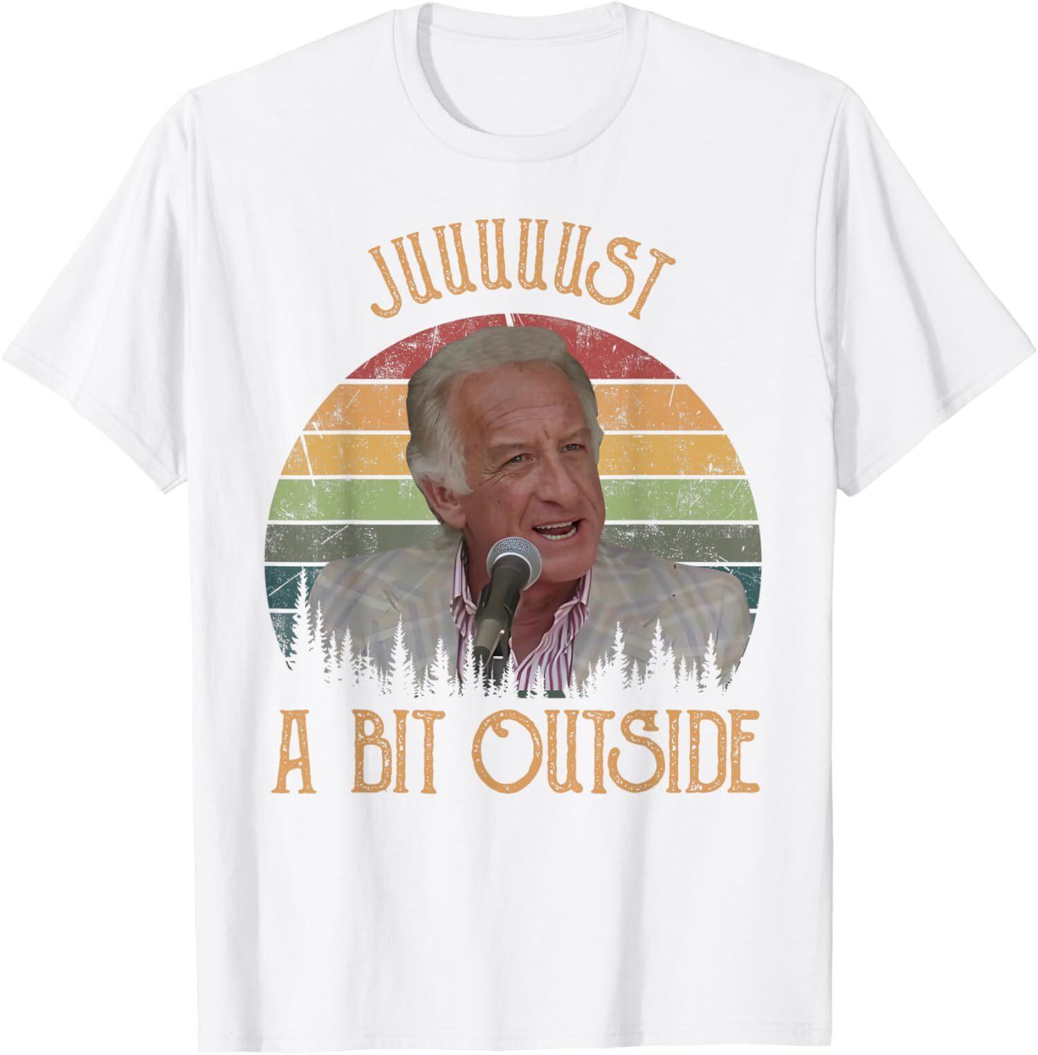 Just A Bit Outside Baseball Vintage Present Pride Fan T-Shirt S разноцветный