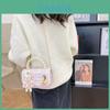 Childrens Cartoon Bunny Canvas Tote Bag With Pearl Handle For School And Casual Use