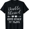Doppelt gesegneter Patenonkel von Zwillingen Geschenk T-Shirt