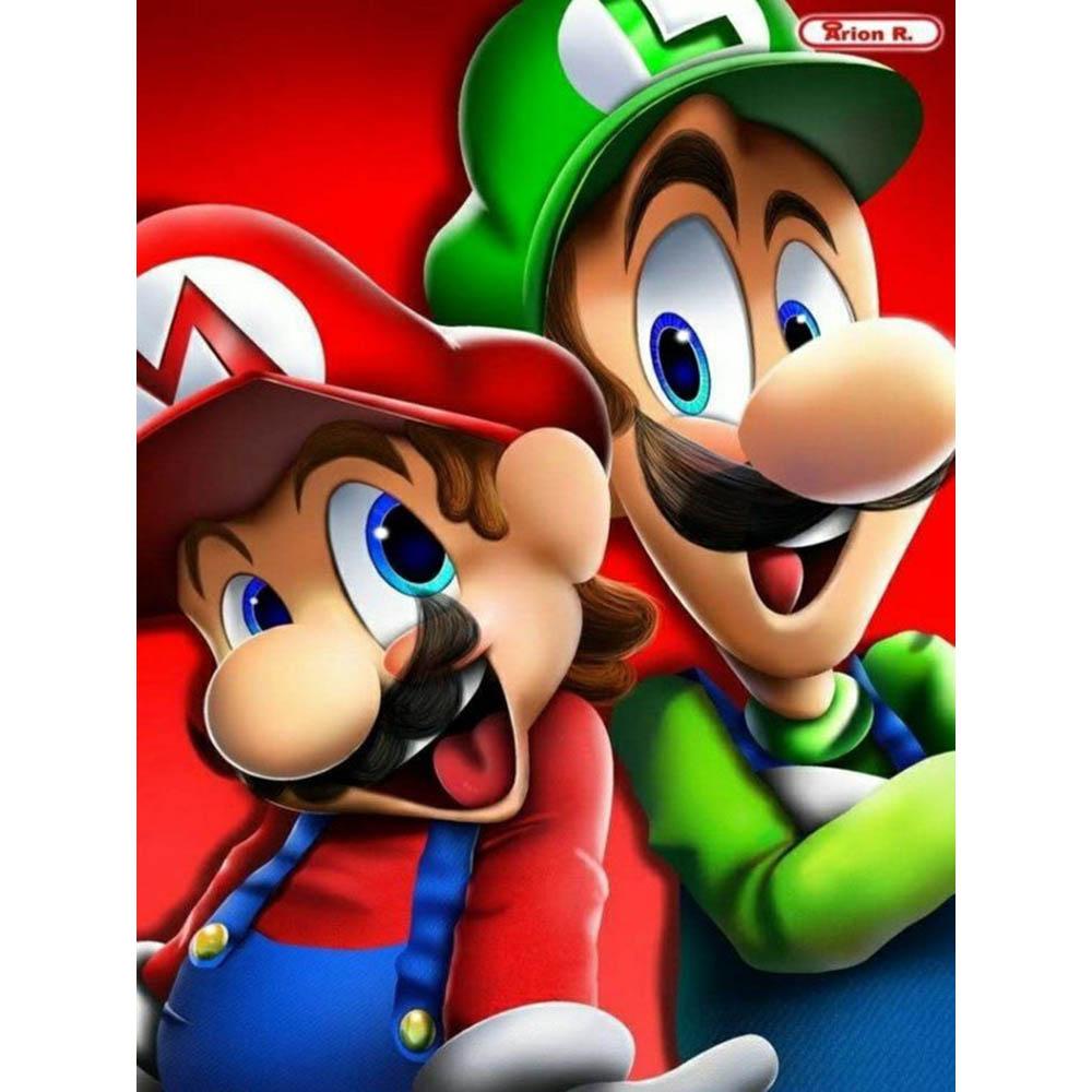 Diamond Painting Disney Lilo and Stitch Super Mario Pikachu Home Decor Full Square&Round Diamond Mosaic Embroidery Cross Stitch