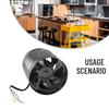 Duct Vent Fan Extractor Fan Kitchen Restaurant Metal-reinforced Blades 1-piece Molded Design For Kitchen Ventilation