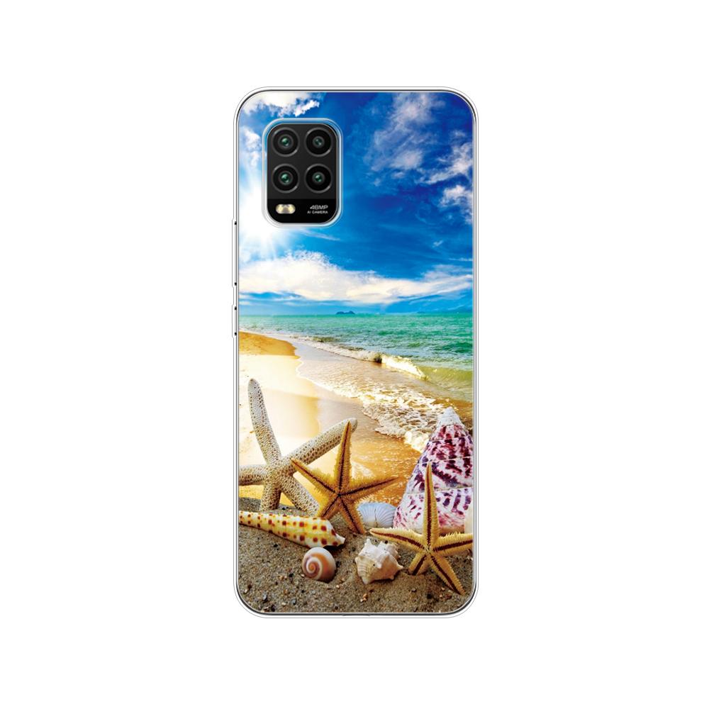 For Xiaomi Mi 10 Lite Case 6.57" Soft Silicon Tpu Cover For Xiaomi Mi 10Lite 5G Mi10Lite Phone Back Shell Bumper Funda